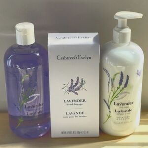 Crabtree & Evelyn Lavender Bath & Body Set